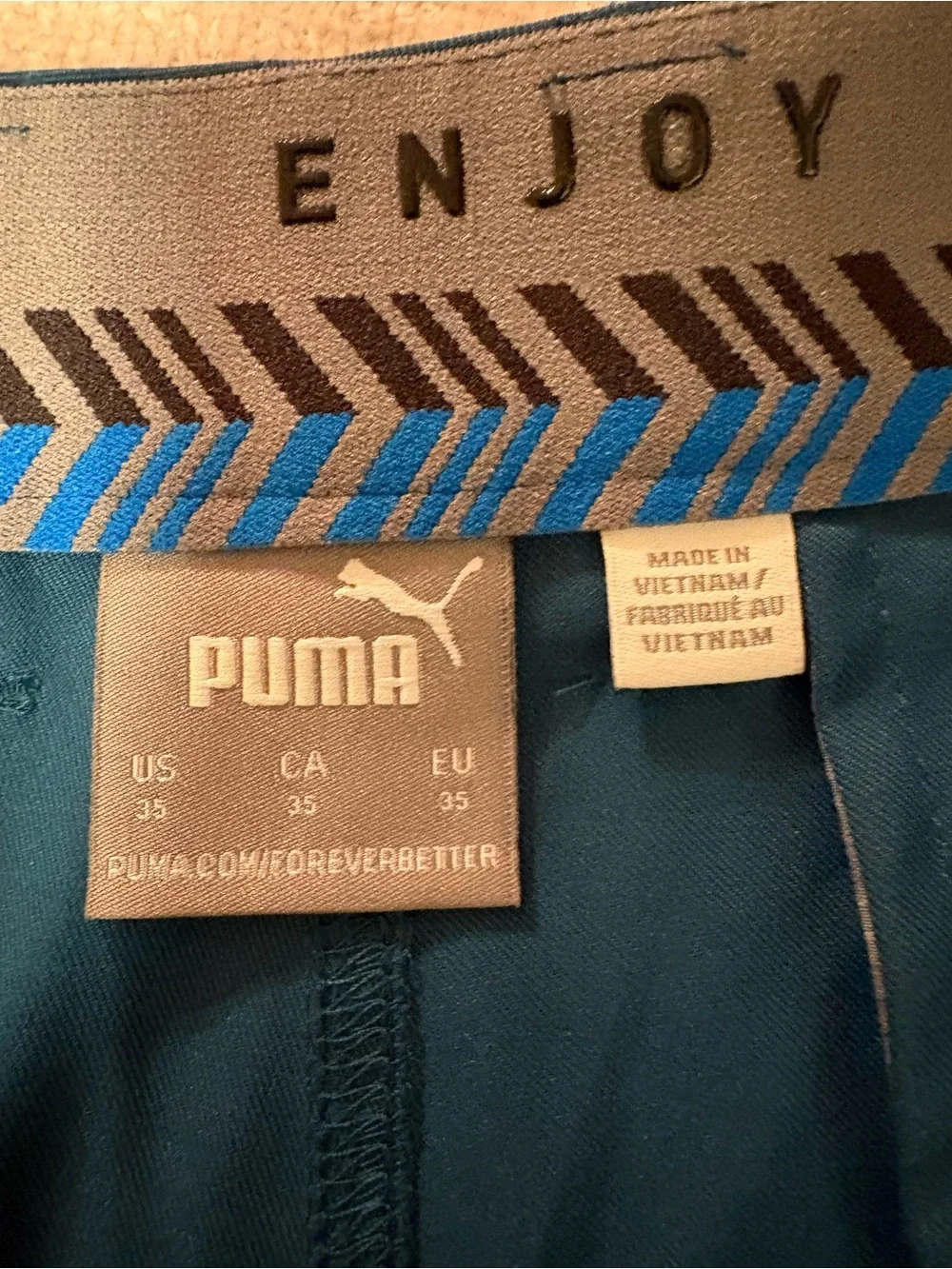 NWT Puma Dealer Enjoy Golf Men’s Golf Shorts - Lightweight Performance Size 35
